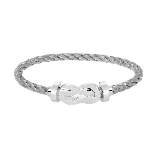 [moco jewelrys]CHANCE LARGE 8 FIGURE BUCKLE NO DIAMOND BRACELET SILVER
