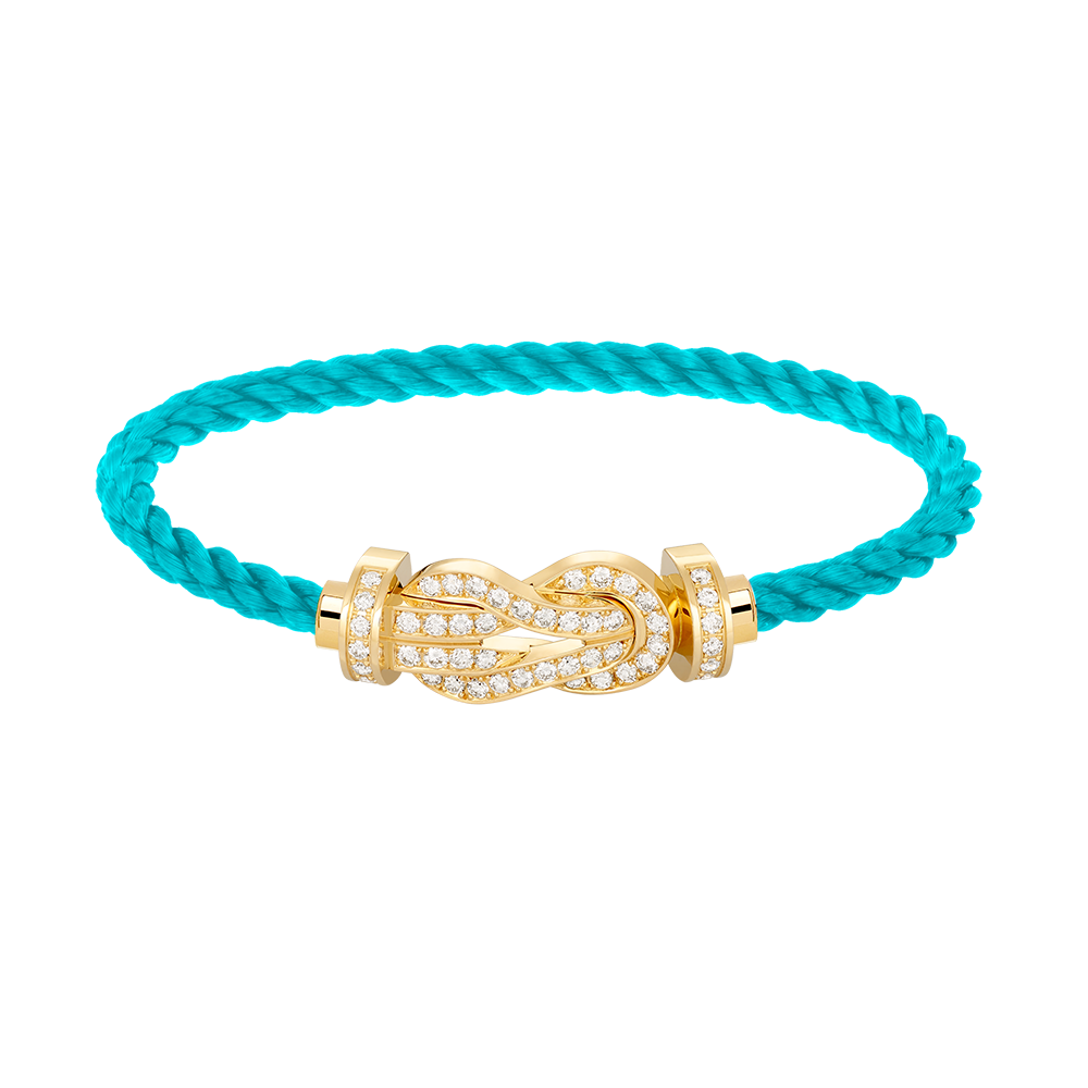 [moco jewelrys]CHANCE LARGE 8 FIGURE BUCKLE FULLDIAMOND BRACELET GOLD