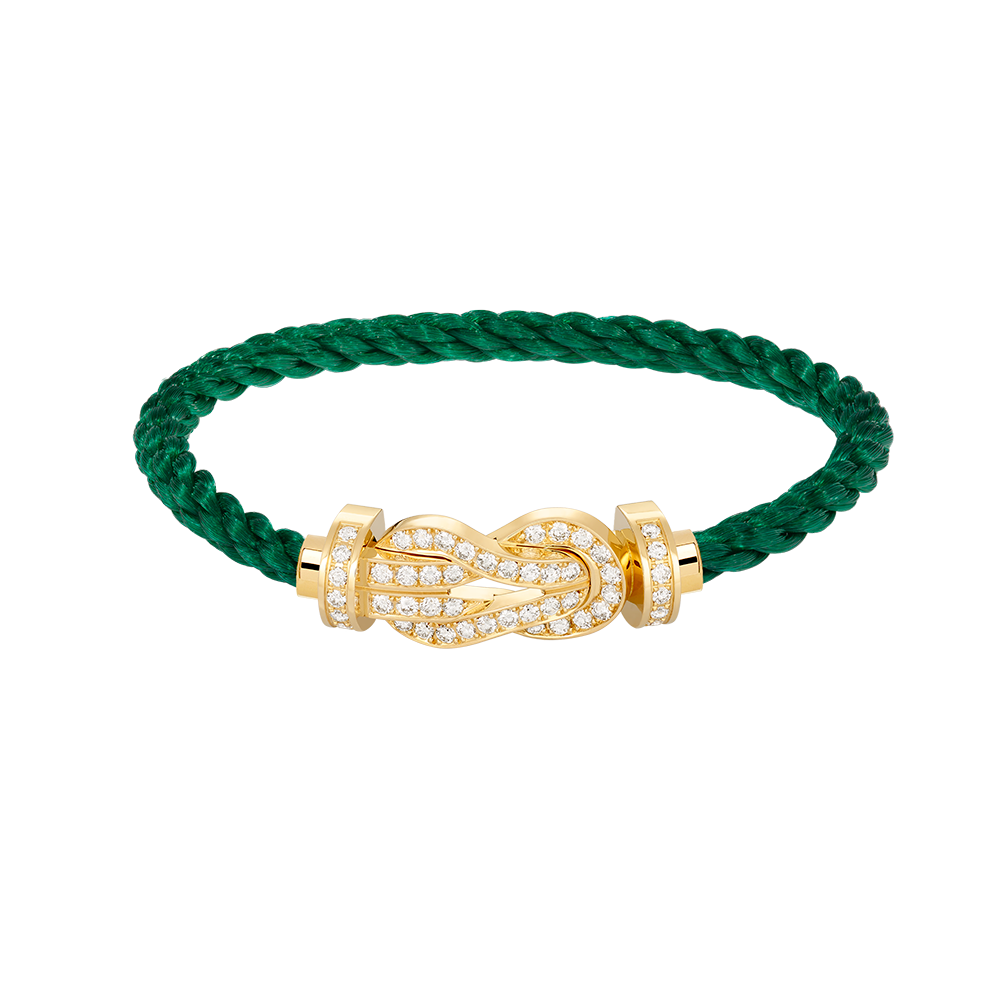 [moco jewelrys]CHANCE LARGE 8 FIGURE BUCKLE FULLDIAMOND BRACELET GOLD