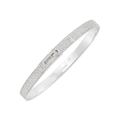 [moco jewelrys]HM KELLY BRACELET IN SILVER AND FULL PAVE DIAMOND