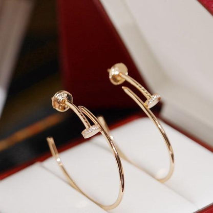 [moco jewelrys]JUSTE EARRINGS DIAMONDS 1.8MM