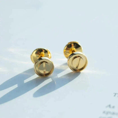 [moco jewelrys]LOVE EARRINGS GOLD 10MM