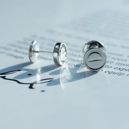 [moco jewelrys]LOVE EARRINGS SILVER 10MM