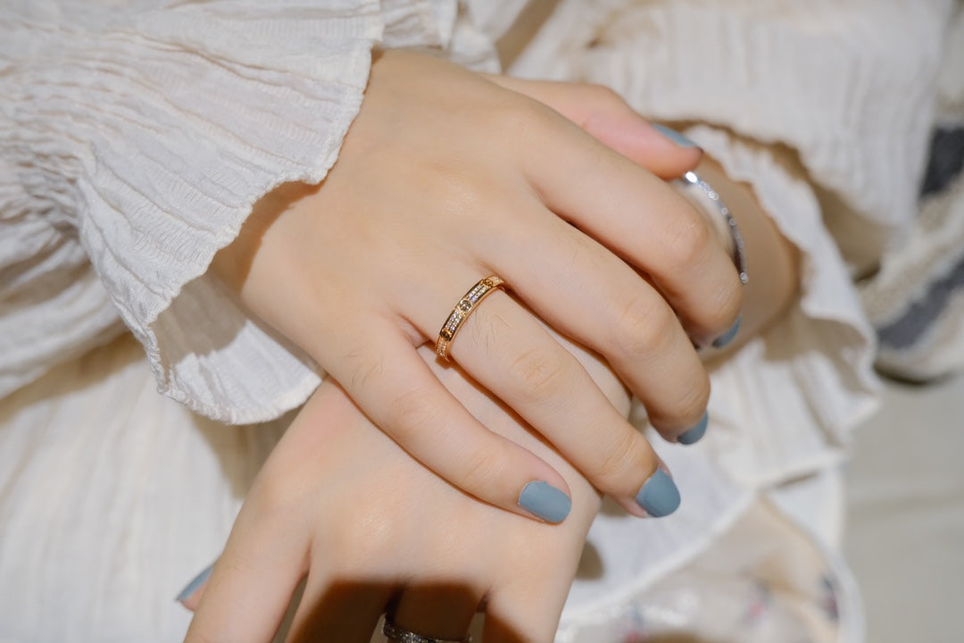 [moco jewelrys]LOVE RING 2.65MM DIAMOND