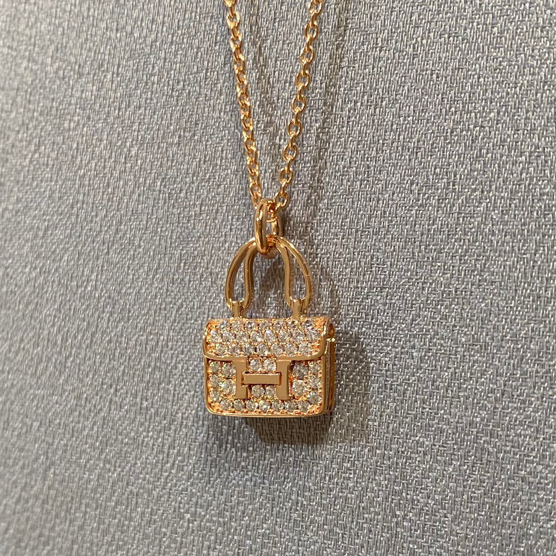 [moco jewelrys]CONSTANCE PEDANT DIAMOND NECKLACE