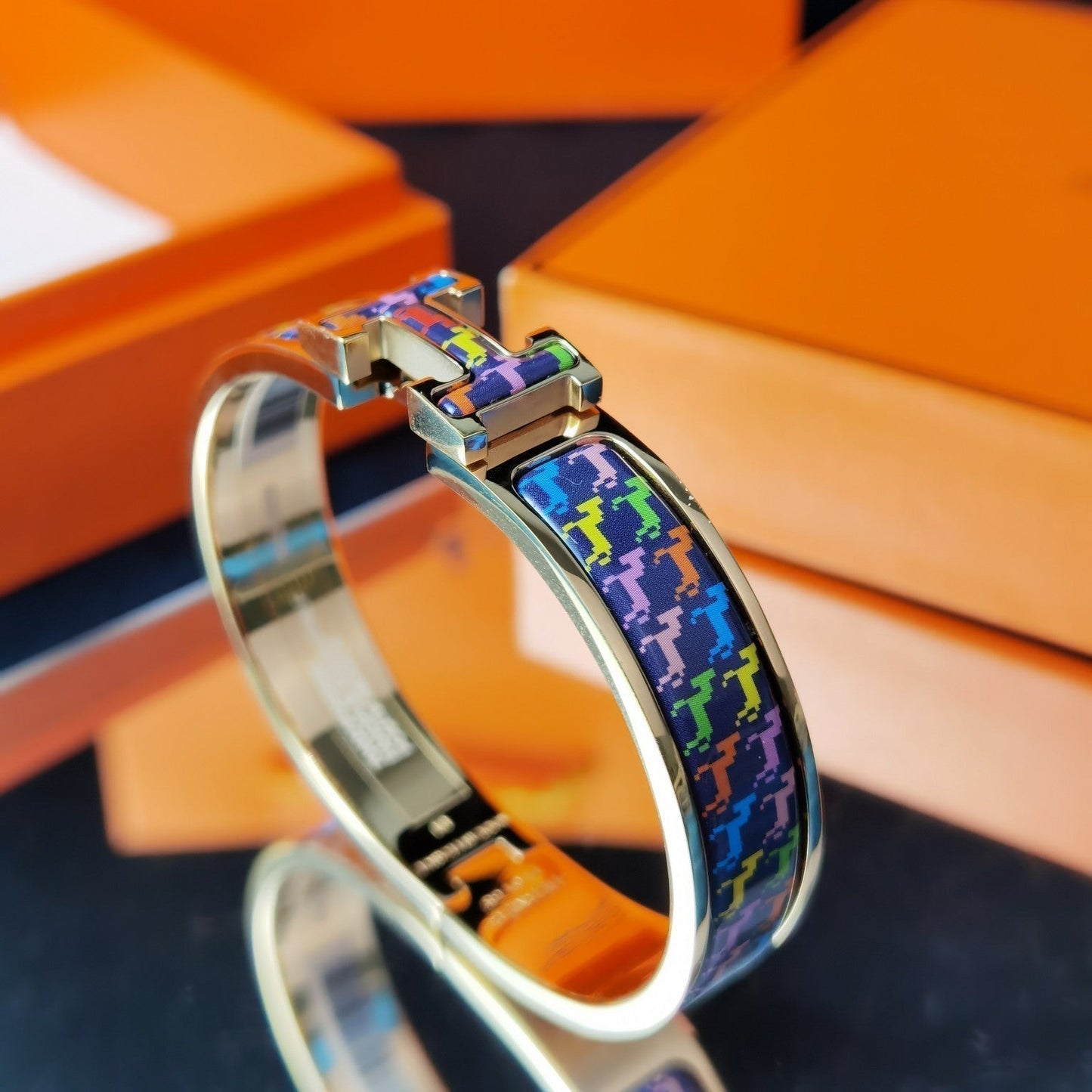[moco jewelrys]H HORSE BRACELET 12MM