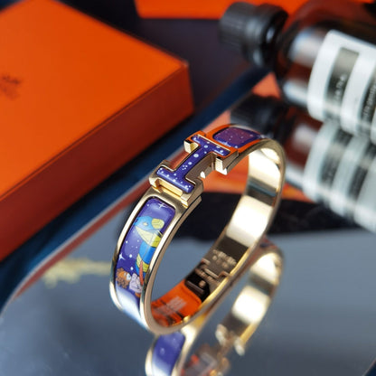 [moco jewelrys]H STAR AND MOON BRACELET 12MM