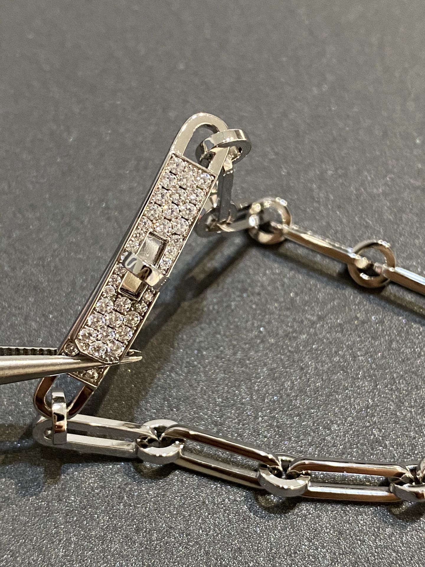 [moco jewelrys]CHAINE BRACELET SMALL MODEL DIAMOND