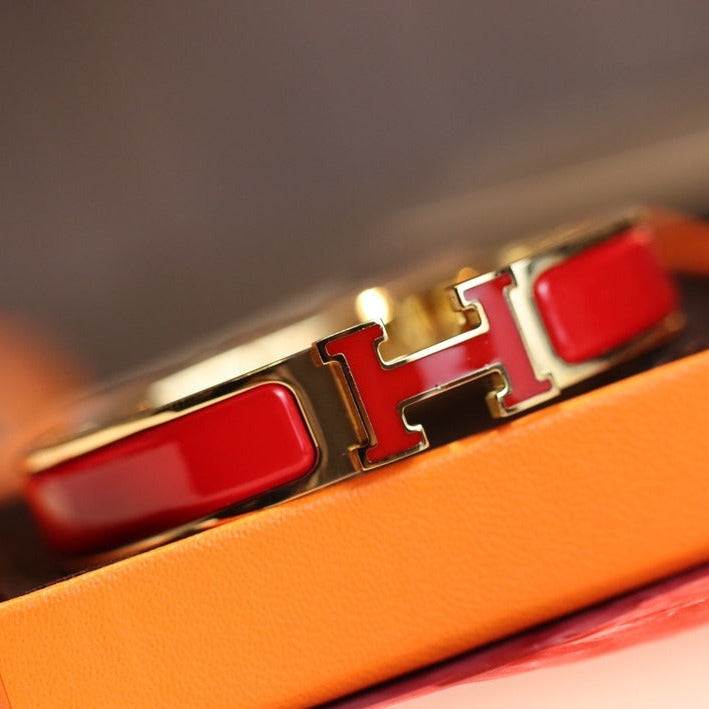 [moco jewelrys]H BRACELET 12MM GOLD