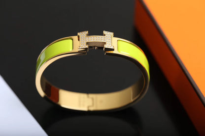 [moco jewelrys]H BRACELET GOLD DIAMOND