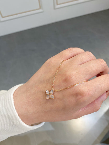 [moco jewelrys]STAR DIAMOND NECKALCE