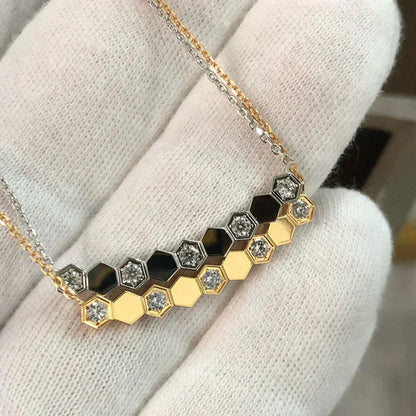 [moco jewelrys]BEE LOVE NECKLACE DIAMOND