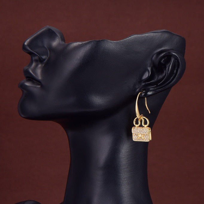 [moco jewelrys]KELLY DIAMOND EARRINGS