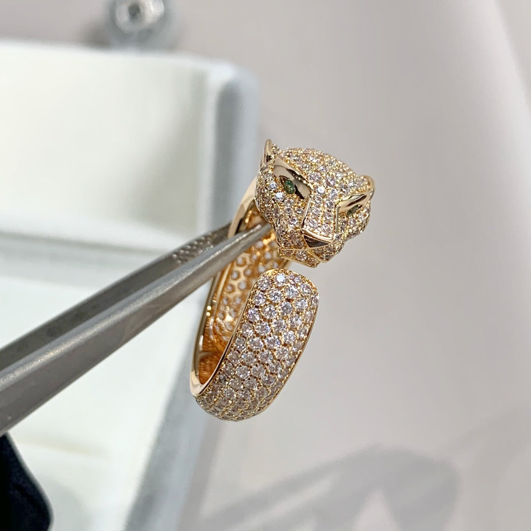 [moco jewelrys]PANTHERE PINK GOLD DIAMOND RING