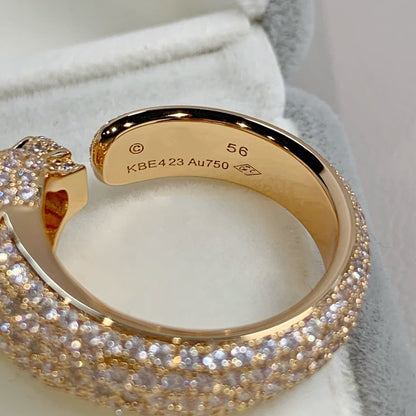 [moco jewelrys]PANTHERE PINK GOLD DIAMOND RING