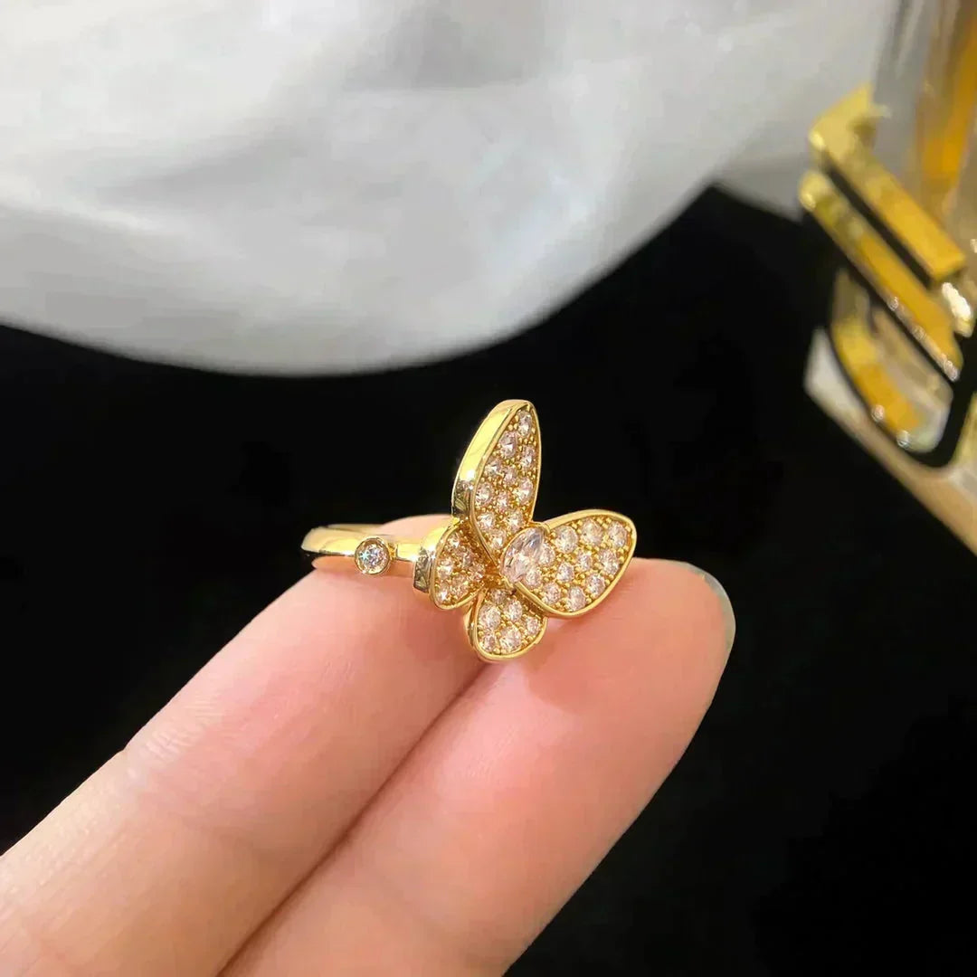 [moco jewelrys]BUTTERFLY DIAMOND RING