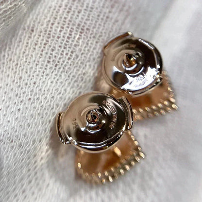 [moco jewelrys]HEART CARNELIAN STUD EARRINGS