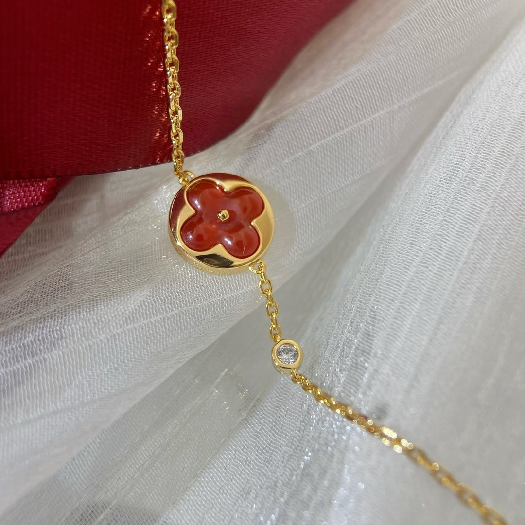 [moco jewelrys]SUN PEDANT CARNELIAN BRACELET