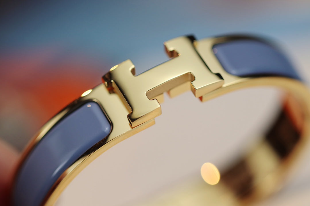 [moco jewelrys]H BRACELET 12MM BLUE GRAY