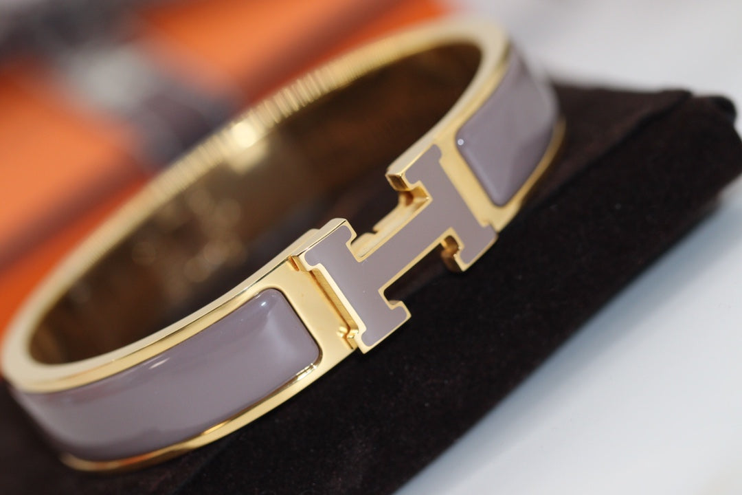 [moco jewelrys]H BRACELET 12MM BROWN