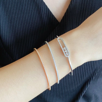 [moco jewelrys]MINI DIAMOND TENNIS BRACELET