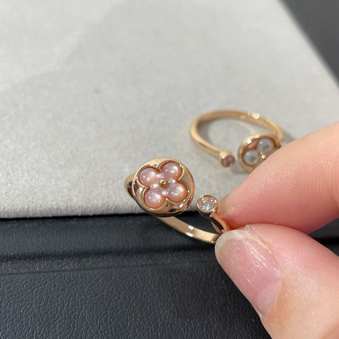 [moco jewelrys]SUN 1 DIAMOND PINK MOP RING