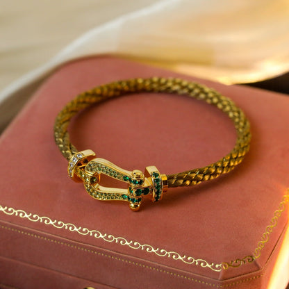 [moco jewelrys]FORCE 10 GOLD GREEN DIAMOND PAVED