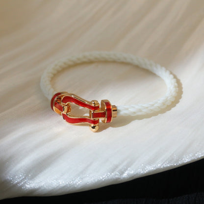 [moco jewelrys]FORCE 10 WHITE TEXTILE DIAMOND PAVED