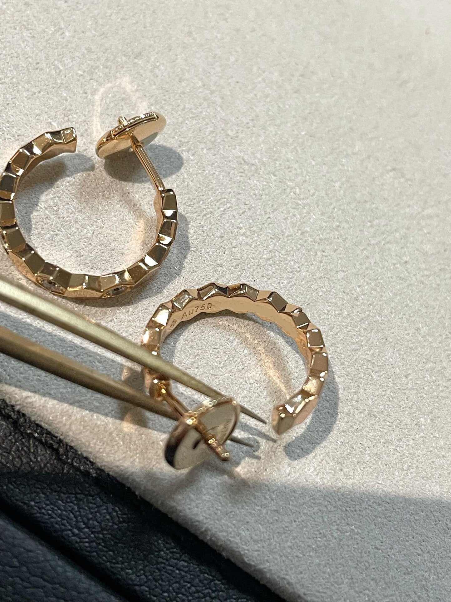 [moco jewelrys]Hollow Design Four-Leaf Clover Flower Shape Ring
