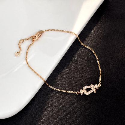 [moco jewelrys]FORCE 10 FULL DIAMOND BUCKLE CHAIN LINK MINI MODEL