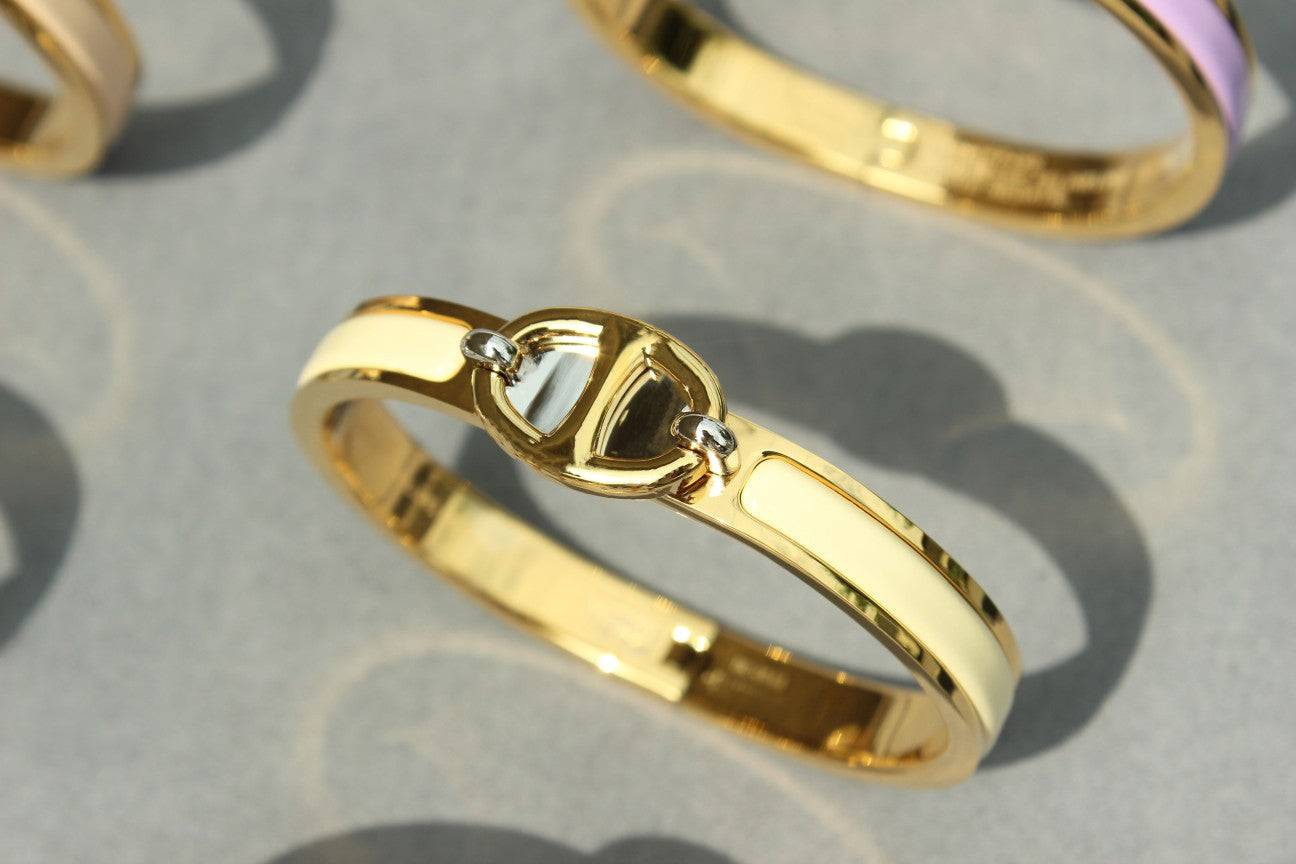 [moco jewelrys]CLIC CHAINE GOLD BRACELET