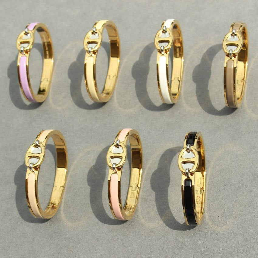 [moco jewelrys]CLIC CHAINE GOLD BRACELET