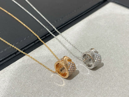 [moco jewelrys]LIENS EVIDENCE DIAMOND PAVED NECKLACE