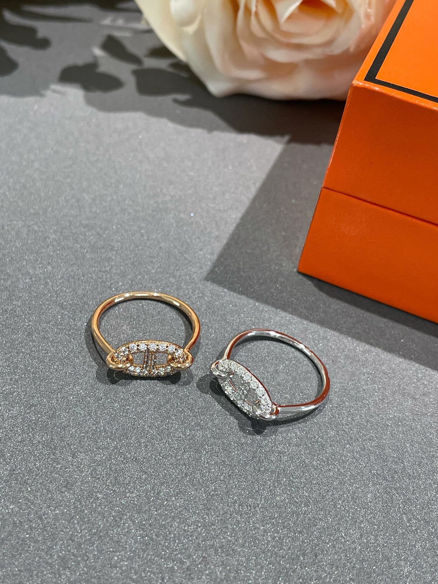 [moco jewelrys]RONDE SMALL DIAMOND RING