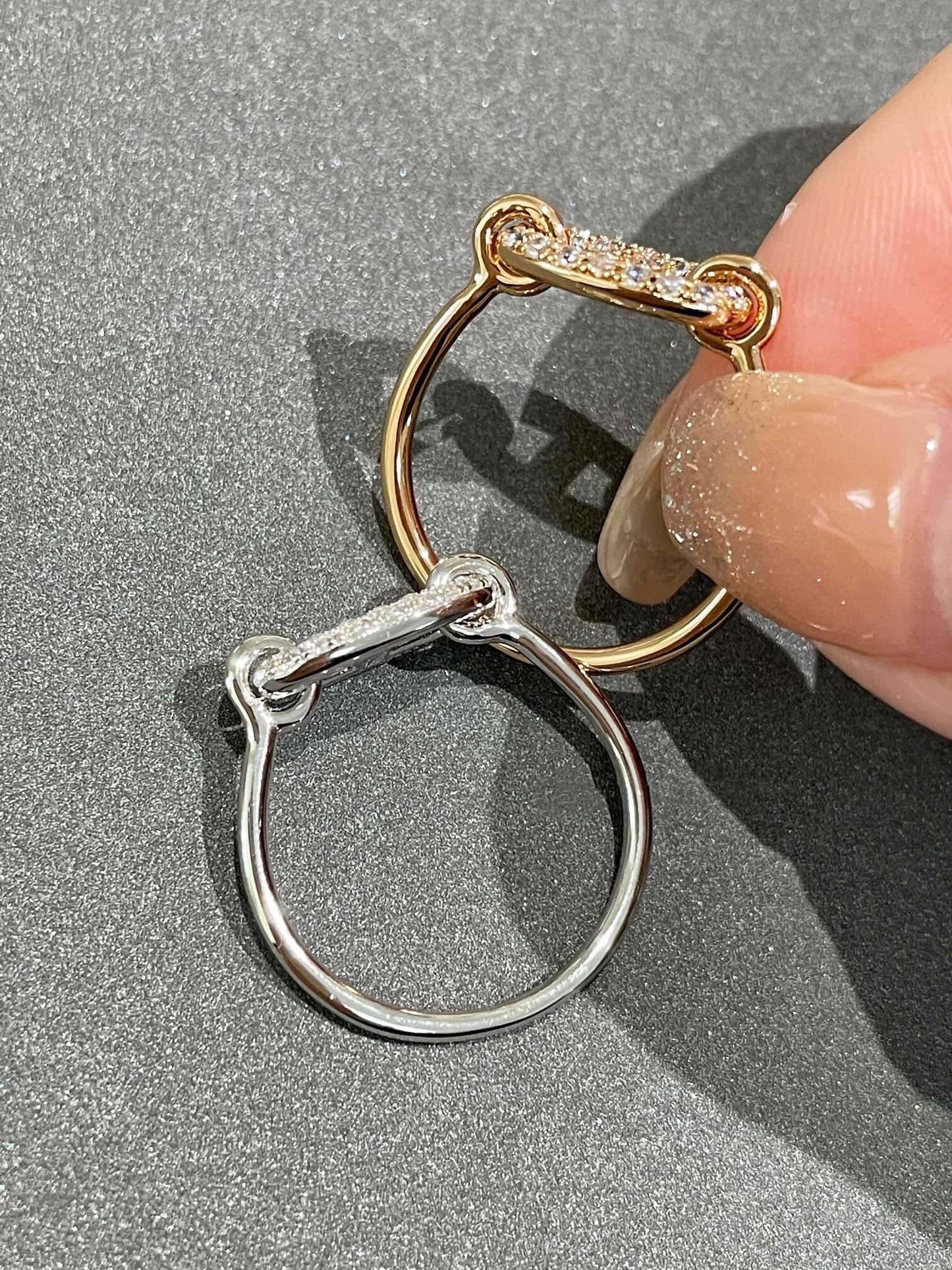 [moco jewelrys]RONDE SMALL DIAMOND RING