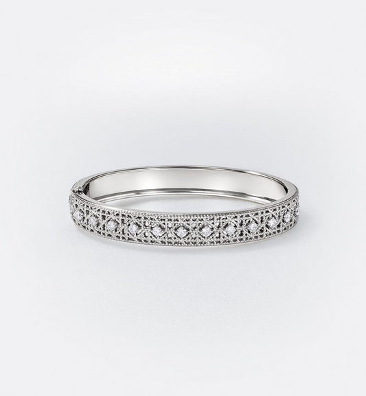 [moco jewelrys]2026 WOVEN-PATTERN BRACELET SET WITH FULL DIAMOND INLAY THREE-COLORS
