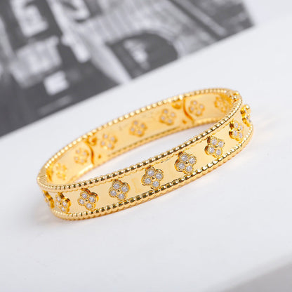 [moco jewelrys]CLOVER BRACELET 8MM DIAMONDS