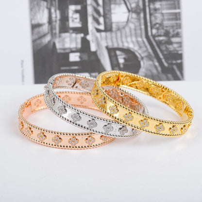 [moco jewelrys]CLOVER BRACELET 8MM DIAMONDS