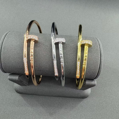 [moco jewelrys]JUSTE BRACELET 2.5MM DIAMONDS NEW