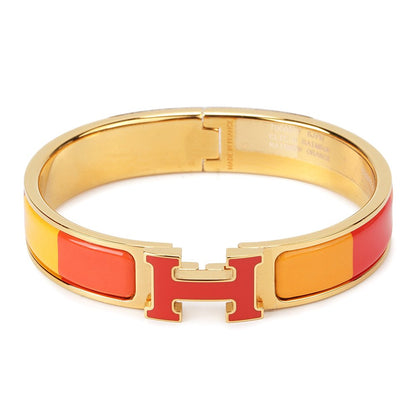 [moco jewelrys]H BRACELET ORANGE RAINBOW CERAMIC