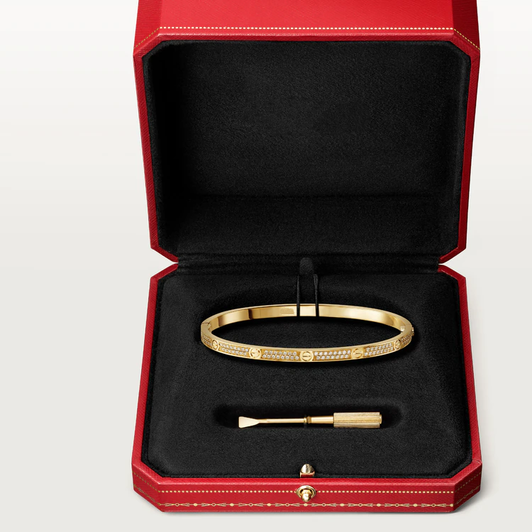 [moco jewelrys]LOVE BRACELET 3.65MM DIAMOND-PAVED