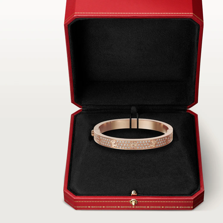 [moco jewelrys]LOVE BRACELET 6.1MM DIAMOND-PAVED