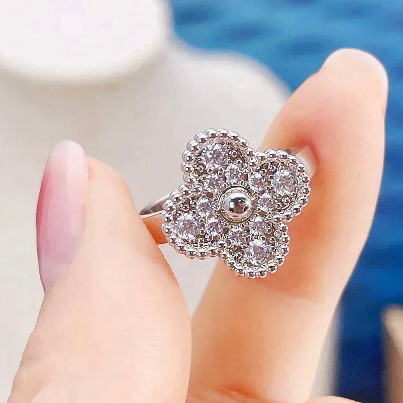[moco jewelrys]CLOVER DIAMOND RING