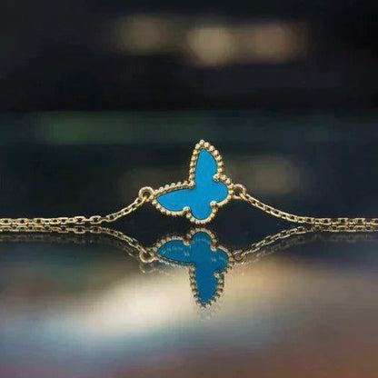 [moco jewelrys]BUTTERFLY TURQUOISE BUTTERFLY BRACELET
