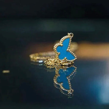 [moco jewelrys]BUTTERFLY TURQUOISE BUTTERFLY BRACELET