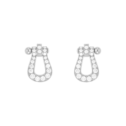[moco jewelrys]FORCE 10 FULL DIAMOND STUD EARRINGS MINI MODEL