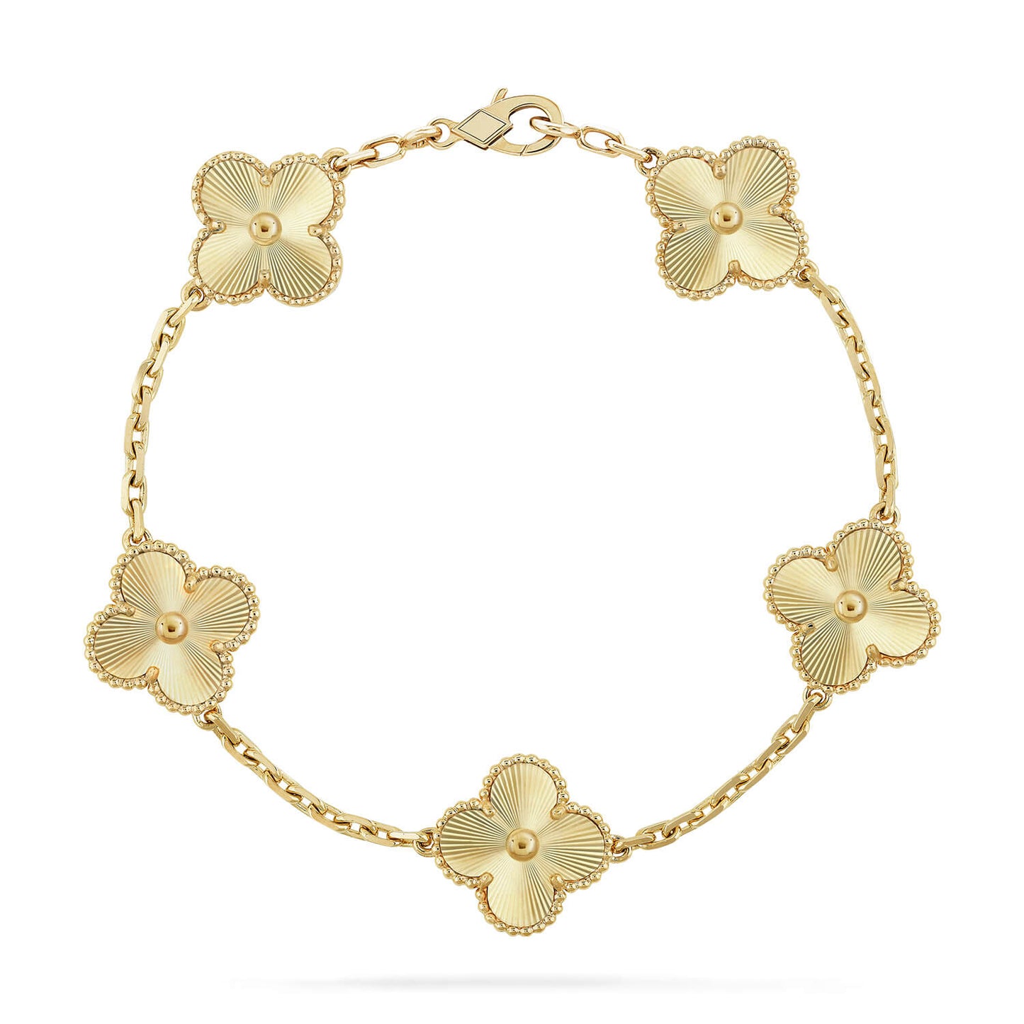 [Moco jewelrys] CLOVER 5 MOTIF LASER BRACELET COLLECTION