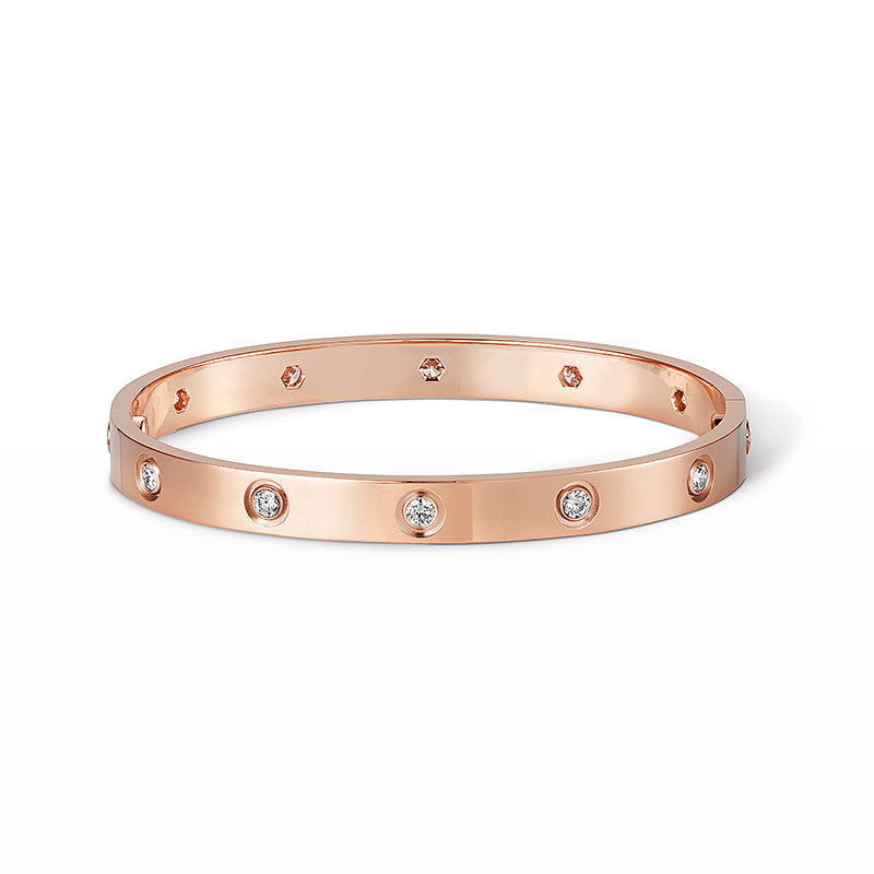 [moco jewelrys]LOVE BRACELET 6.1MM 10 DIAMONDS