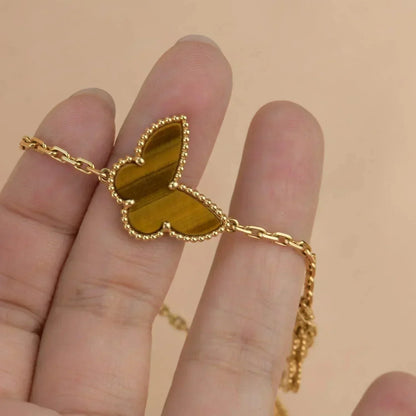 [moco jewelrys]LUCKY SPRING 5 MOTIF GOLD BRACELET