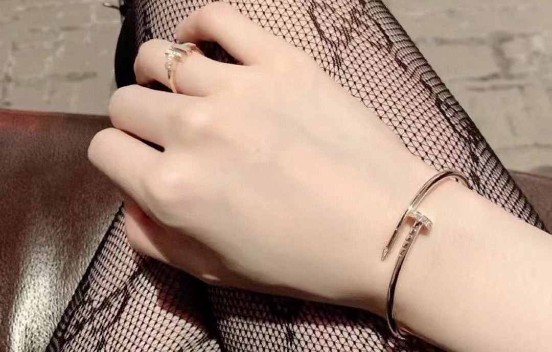 [moco jewelrys]JUSTE BRACELET 2.5MM DIAMONDS